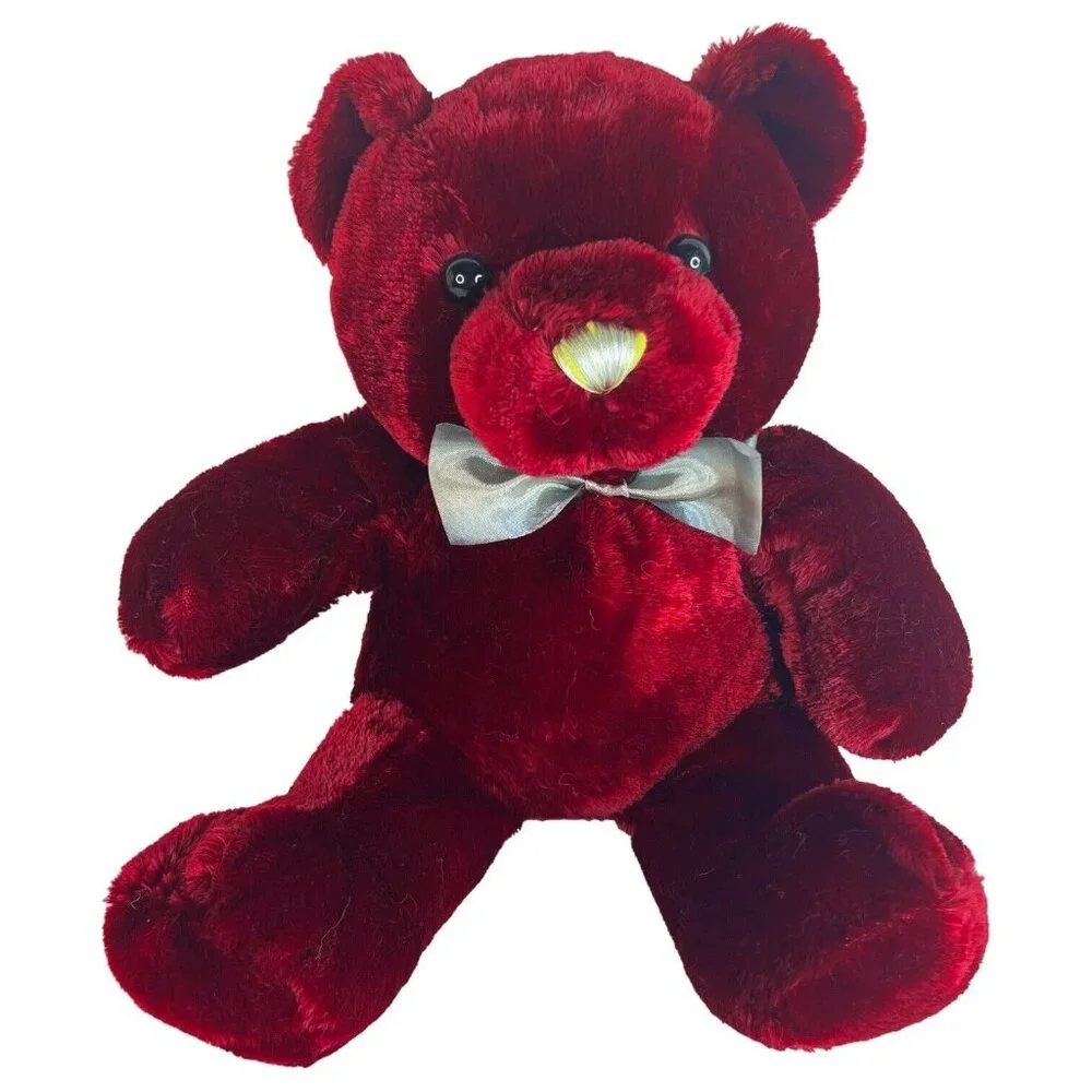 Dan Dee Collectors Choice Plush Teddy‎ Bear Burgundy 13